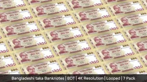 Videohive - Bangladesh Banknotes Money / Bangladeshi taka / Currency ৳ / BDT/ | 7 Pack | - 4K - 34521999 - 34521999