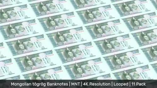 Videohive - Mongolia Banknotes Money / Mongolian tögrög / Currency ₮ / MNT/ | 11 Pack | - 4K - 34522005 - 34522005