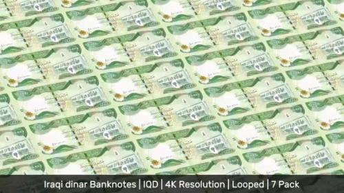 Videohive - Iraq Banknotes Money / Iraqi dinar / Currency ع.د / IQD/ | 7 Pack | - 4K - 34522006 - 34522006