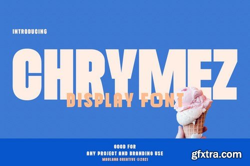 Chrymez Caps Display Font