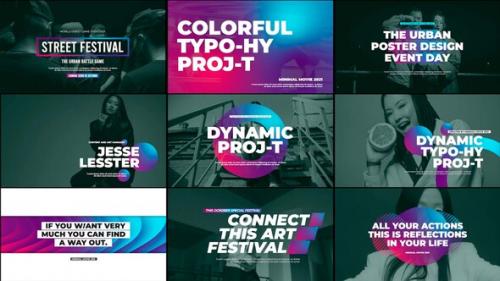 Videohive - Dynamic Colourful Typography - 34214683 - 34214683