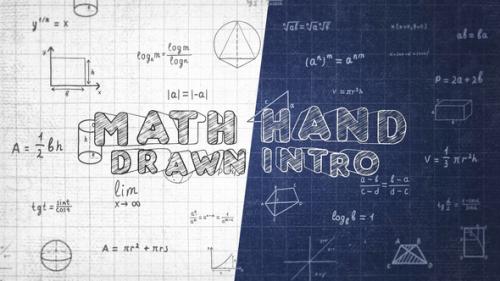 Videohive - Math Hand Draw Intro - MOGRT - 34533796 - 34533796