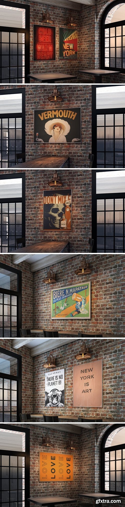 Bar Poster Mockups