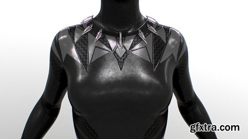 Shuri The Black Panther 3D Model