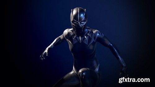 Shuri The Black Panther 3D Model