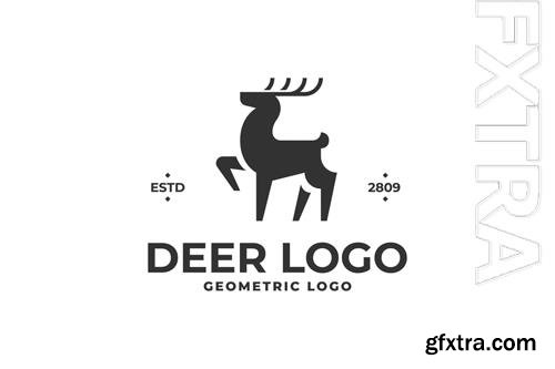 Geometric Deer Logo