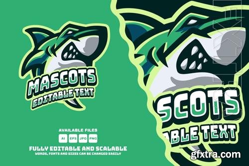 Shark mascots logo esports team