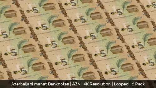 Videohive - Azerbaijan Banknotes Money / Azerbaijani, Azeri manat / Currency ₼ / AZN/ | 6 Pack | - 4K - 34536219 - 34536219