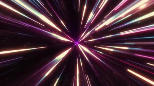 Videohive - Lines Of Light In Universe - 34539545 - 34539545