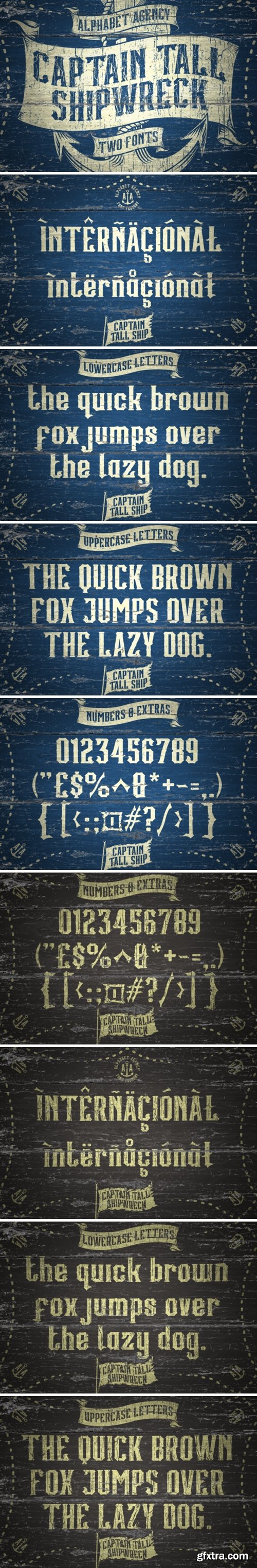 Captain Tall Ship Font