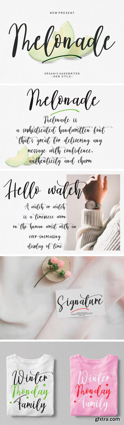 Melonade Script Font