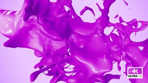 Videohive - Purple Paint Jet Stream Splash V4 - 34531153 - 34531153