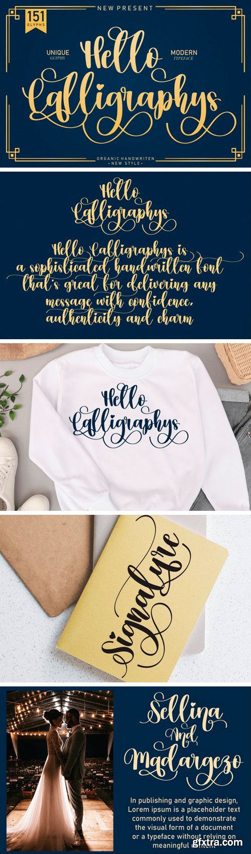 Hello Calligraphys Script Font