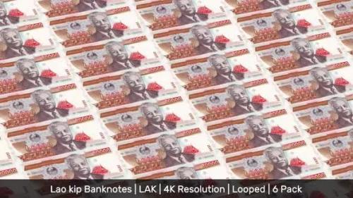 Videohive - Laos Banknotes Money / Lao kip / Currency ₭ / LAK/ | 6 Pack | - 4K - 34535980 - 34535980