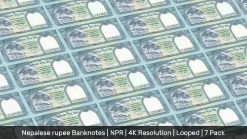 Videohive - Nepal Banknotes Money / Nepalese rupee / Currency रू / NPR/ | 7 Pack | - 4K - 34535984 - 34535984