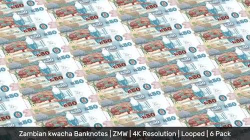 Videohive - Zambia Banknotes Money / Zambian kwacha / Currency ZK / ZMW/ | 6 Pack | - 4K - 34535994 - 34535994