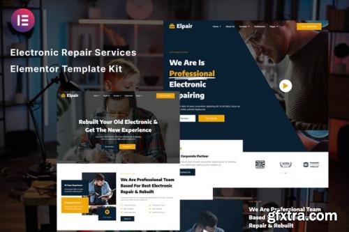 ThemeForest - Elpair v1.0.0 - Electronic Repair Services Elementor Template Kit - 34577935