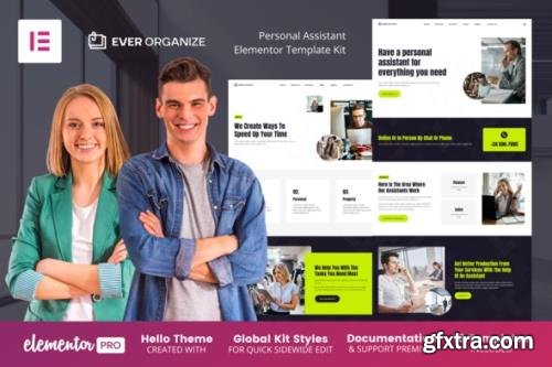 ThemeForest - Ever Organize v1.0.0 - Personal Assistant Elementor Template Kit - 34522358