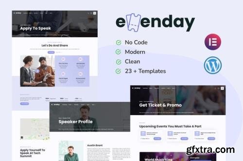 ThemeForest - evenday v1.0.0 - Event Management & Expo Orgaziner Elementor Template Kit - 34529670