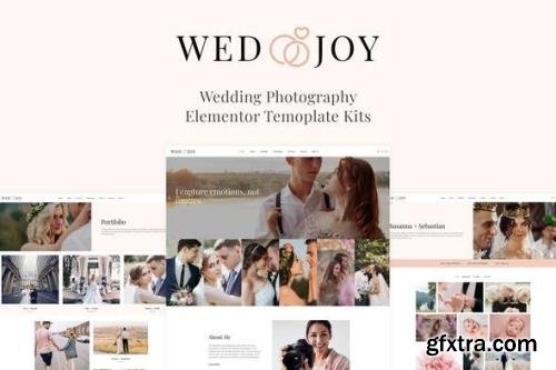 ThemeForest - Wedjoy v1.0.0 - Wedding Photography Elementor Template Kit - 34573411