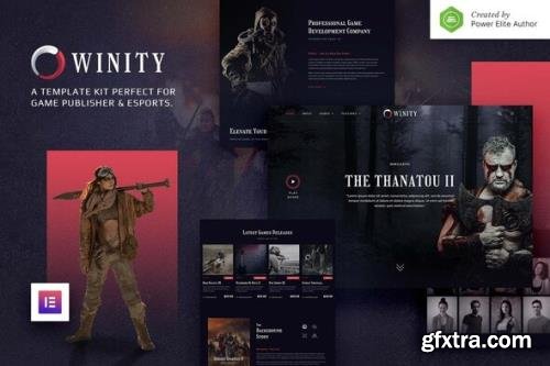 ThemeForest - Winity v1.0.0 - Game Publisher & eSports Elementor Template Kit - 34560087