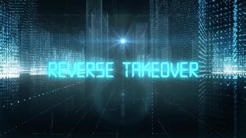 Videohive - Skyscrapers Digital City Tech Word Reverse Takeover - 34612576 - 34612576