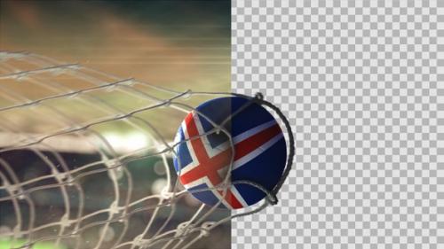 Videohive - Soccer Ball Scoring Goal Night - Iceland - 34613105 - 34613105