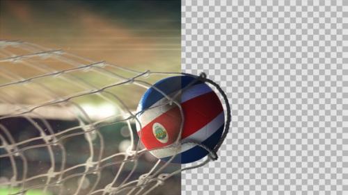 Videohive - Soccer Ball Scoring Goal Night - Costa Rica - 34613107 - 34613107