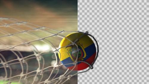 Videohive - Soccer Ball Scoring Goal Night - Ecuador - 34613108 - 34613108