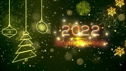 Videohive - 2022 Happy New Year Background V3 - 34613863 - 34613863