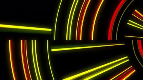 Videohive - Abstract Multicolor Light Blinking 4K 05 - 34614481 - 34614481