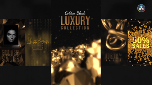 Videohive - Golden Black Instagram Stories - 34536959 - 34536959