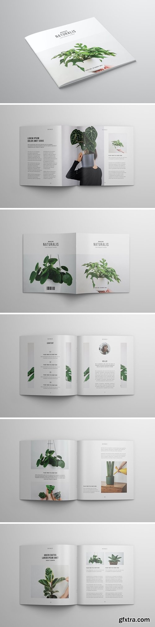 Square Magazine Template