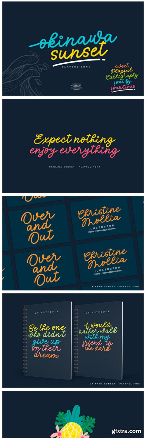 Okinawa Sunset Font