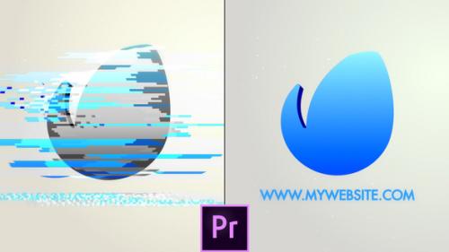 Videohive - Bad Signal 3D Shattered Logo - Premiere Pro - 34213656 - 34213656