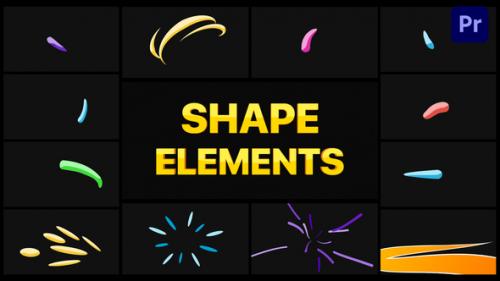 Videohive - Shape Elements Pack | Premiere Pro MOGRT - 34603500 - 34603500