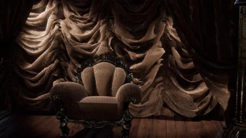 Videohive - Luxurious Theater Curtain Stage with Chair - 34611800 - 34611800