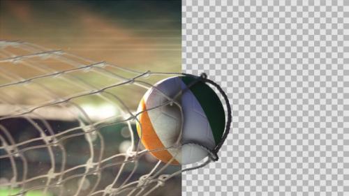 Videohive - Soccer Ball Scoring Goal Night - Ivory Coast - 34614742 - 34614742