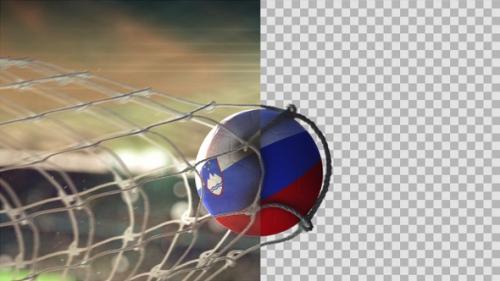 Videohive - Soccer Ball Scoring Goal Night - Slovenia - 34614744 - 34614744