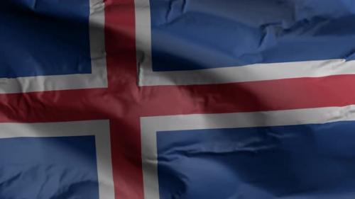 Videohive - Iceland Flag - 34614758 - 34614758