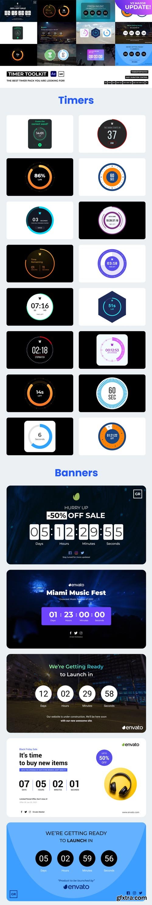 Videohive - Countdown Timer Toolkit V2 - 28672059
