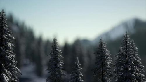 Videohive - Dramatic Winter Sunrise in the Mountains - 34615430 - 34615430