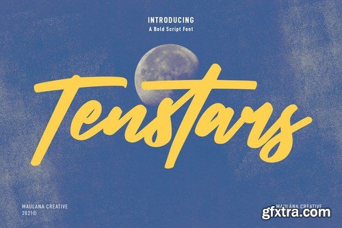 Tenstars Bold Script Font