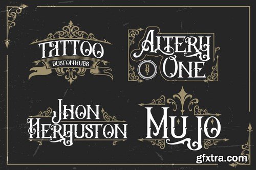 Altery One - classic blackletter