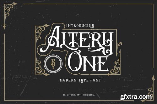 Altery One - classic blackletter