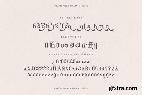 Bestari Serif Business Font Font