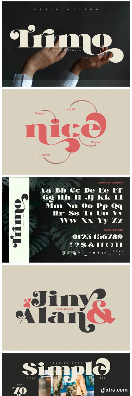 Trimo Font