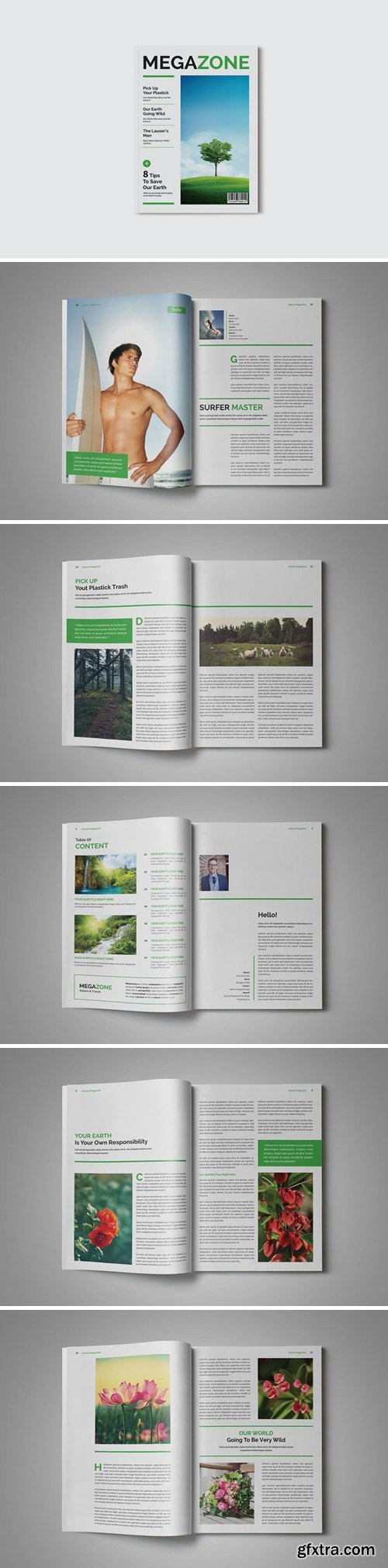 Clean & Simple Magazine Template