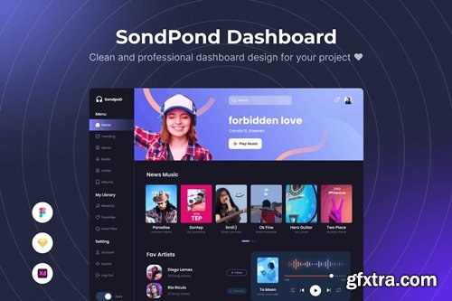 Sondpod Dashboard UI Kits Template