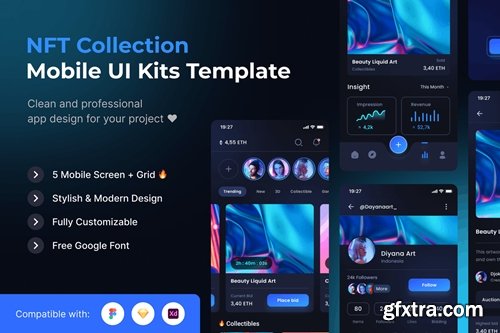 NFT Collection Mobile UI Kits